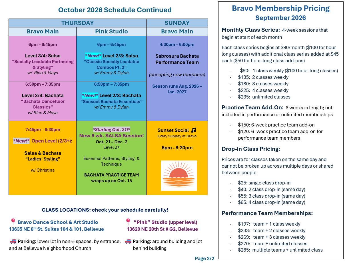 October 2026 Schedule pg2