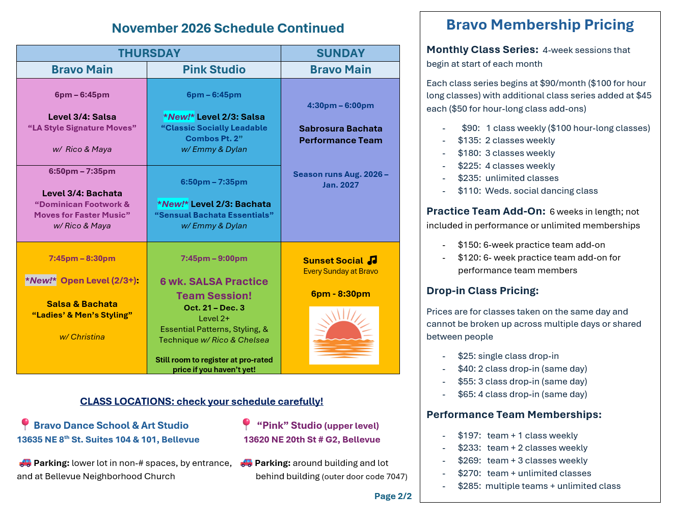 November 2026 schedule pg2